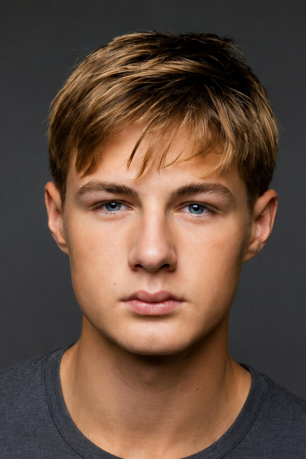 Formal headshot of Hayden Gill, Australian Screen Actor